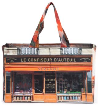 Maron Bouillie - Sac Cabas Paris rétro Le Confiseur d’Auteuil Maron Bouillie