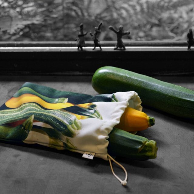 Maron Bouillie - Sac réutilisable pour le vrac - sac Courgettes - Maron Bouillie