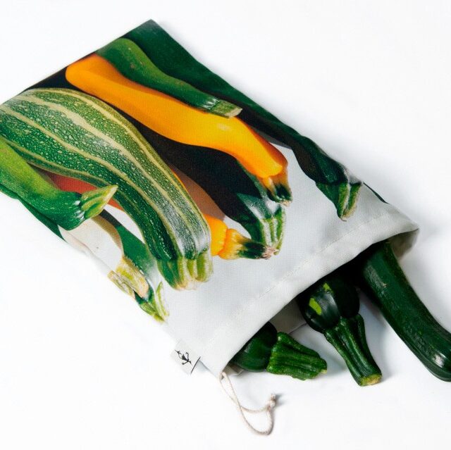 Maron Bouillie - Sac réutilisable pour le vrac - sac Courgettes - Maron Bouillie