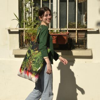 Maron Bouillie - Grand sac de course légumes Radis d’Hiver Maron Bouillie Paris