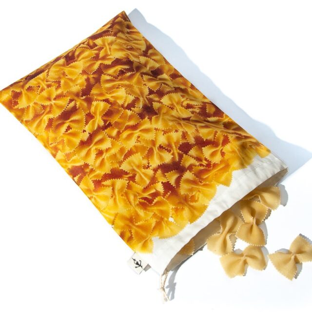 Maron Bouillie - Sac à vrac réutilisable Pâtes Farfalles - Maron Bouillie