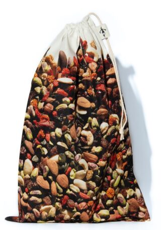 Maron Bouillie - Sac réutilisable pour le vrac – sac Fruits secs- Maron Bouillie