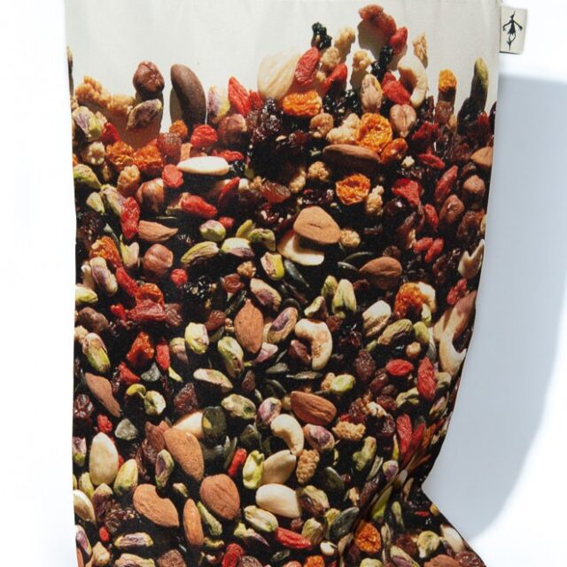 Maron Bouillie - Sac réutilisable pour le vrac - sac Fruits secs- Maron Bouillie