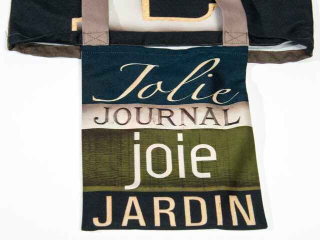 Maron Bouillie - Sac shopping alphabet lettre J - made France Abécédaire Maron Bouillie