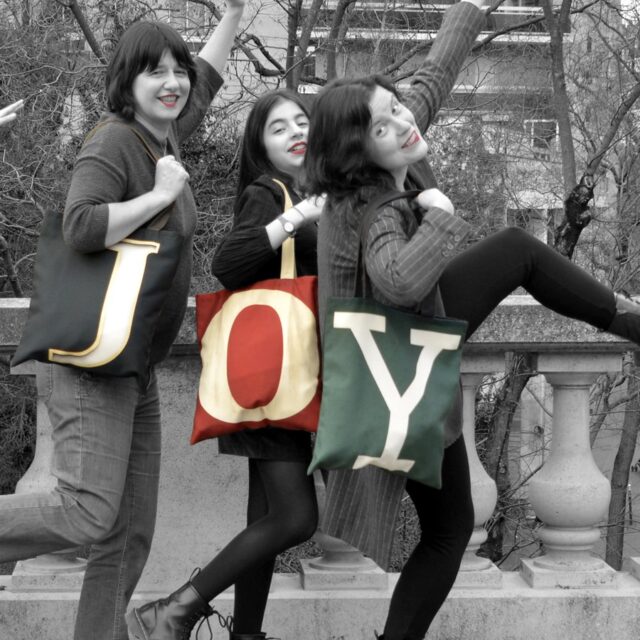 Maron Bouillie - Sac shopping alphabet lettre J - made France Abécédaire Maron Bouillie