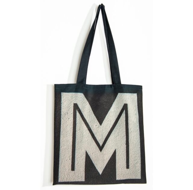 Maron Bouillie - Sac shopping alphabet lettre M - made France Abécédaire Maron Bouillie