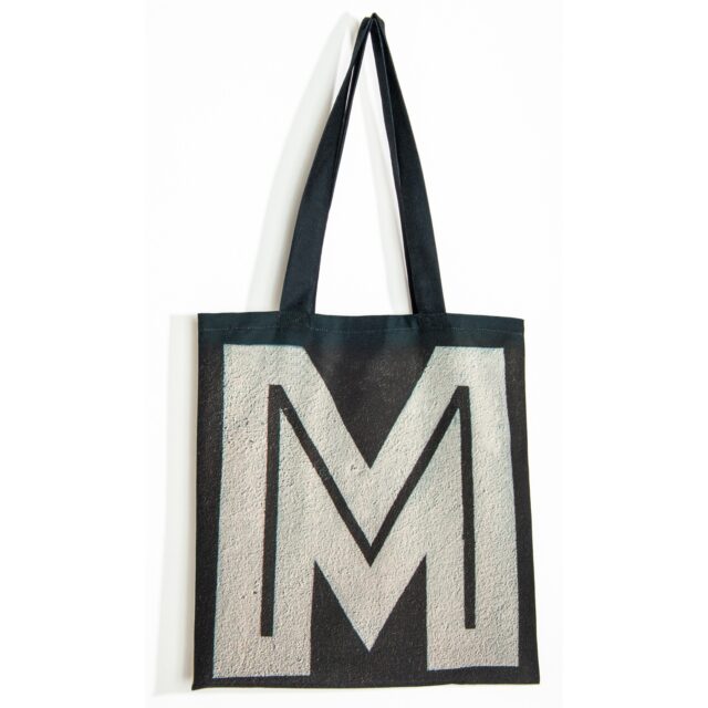 Maron Bouillie - Sac shopping alphabet lettre M - made France Abécédaire Maron Bouillie