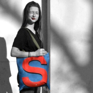 Maron Bouillie - Sac shopping alphabet lettre S – made France Abécédaire Maron Bouillie