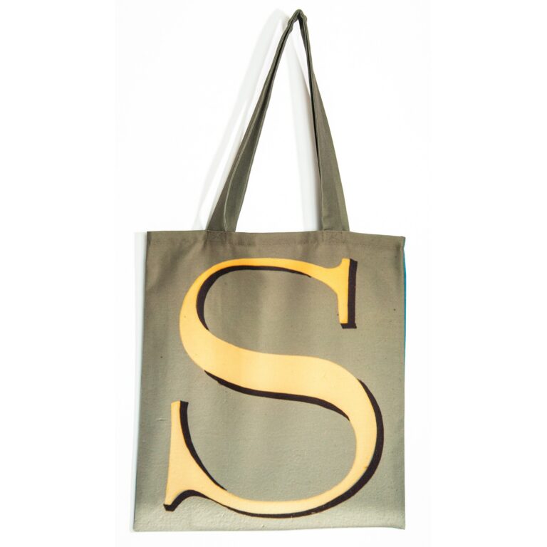 Maron Bouillie - Sac shopping alphabet lettre S - made France Abécédaire Maron Bouillie