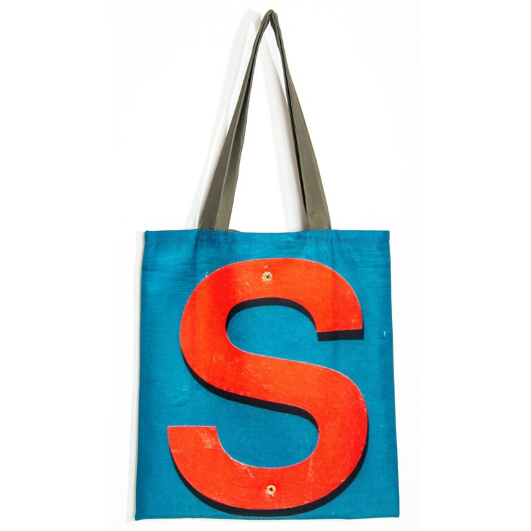 Maron Bouillie - Sac shopping alphabet lettre S - made France Abécédaire Maron Bouillie