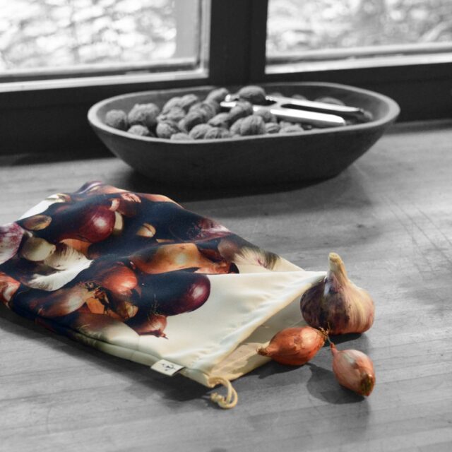 Maron Bouillie - Sac réutilisable pour le vrac - sac Oignons - Maron Bouillie