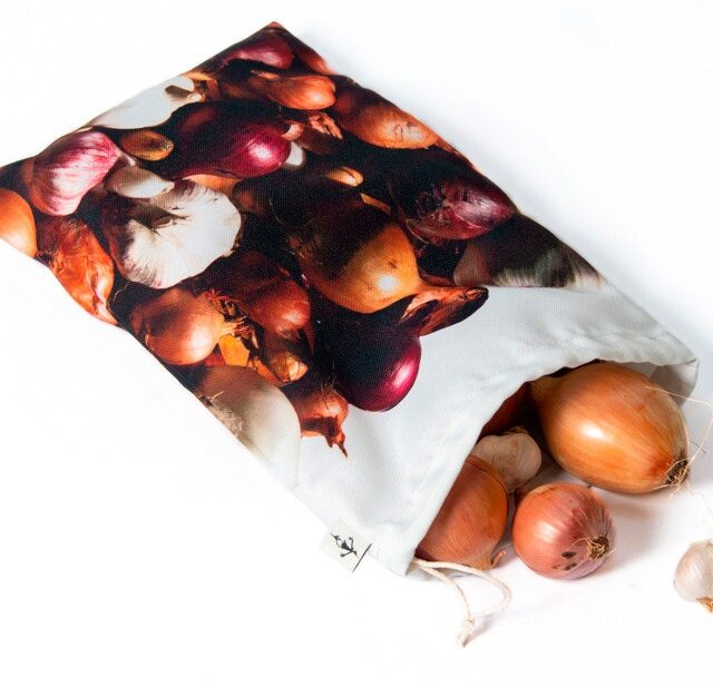 Maron Bouillie - Sac réutilisable pour le vrac - sac Oignons - Maron Bouillie