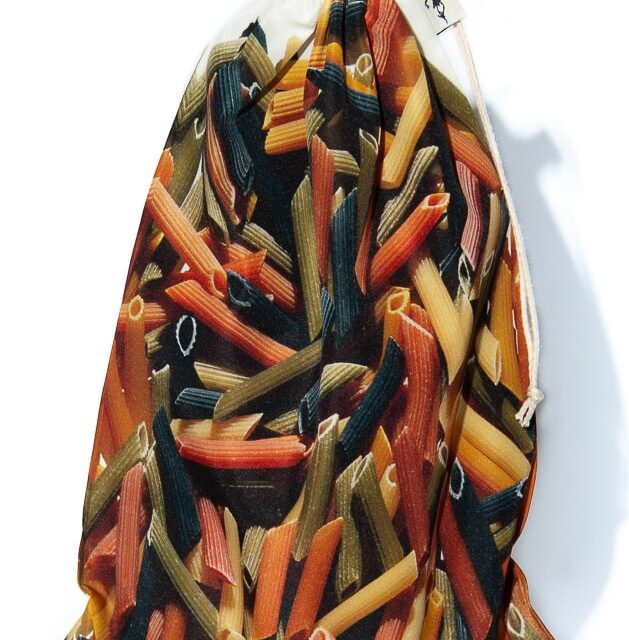 Maron Bouillie - Sac réutilisable pour le vrac - sac Pâtes Pennes - Maron Bouillie