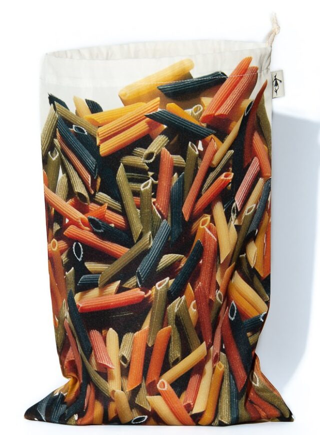 Maron Bouillie - Sac réutilisable pour le vrac - sac Pâtes Pennes - Maron Bouillie