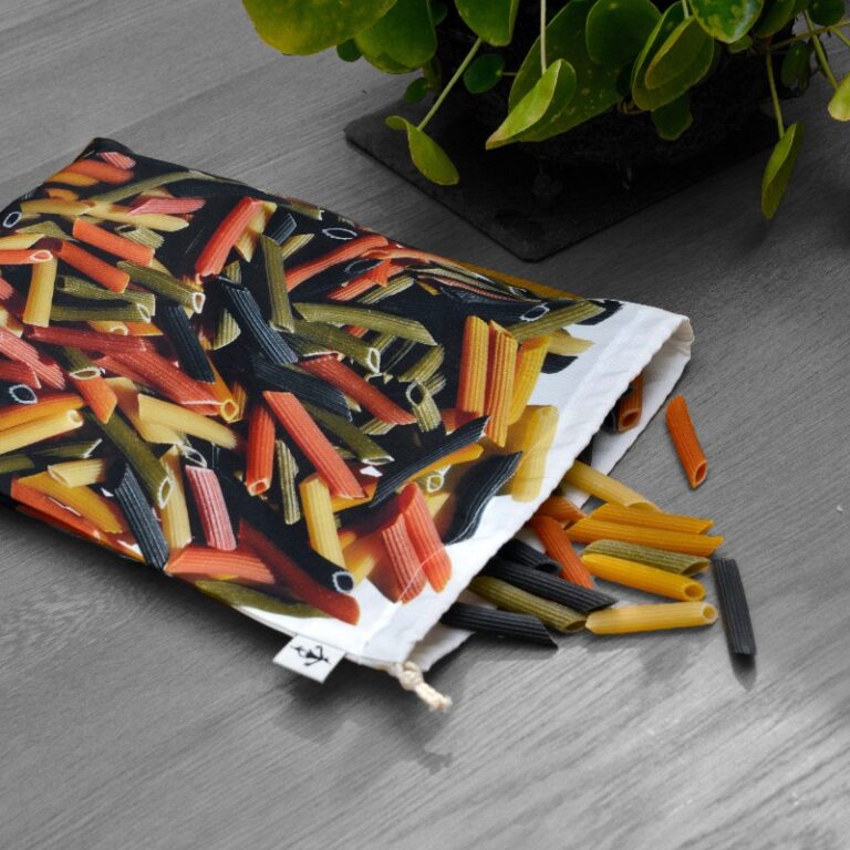 Maron Bouillie - Sac réutilisable pour le vrac - sac Pâtes Pennes - Maron Bouillie