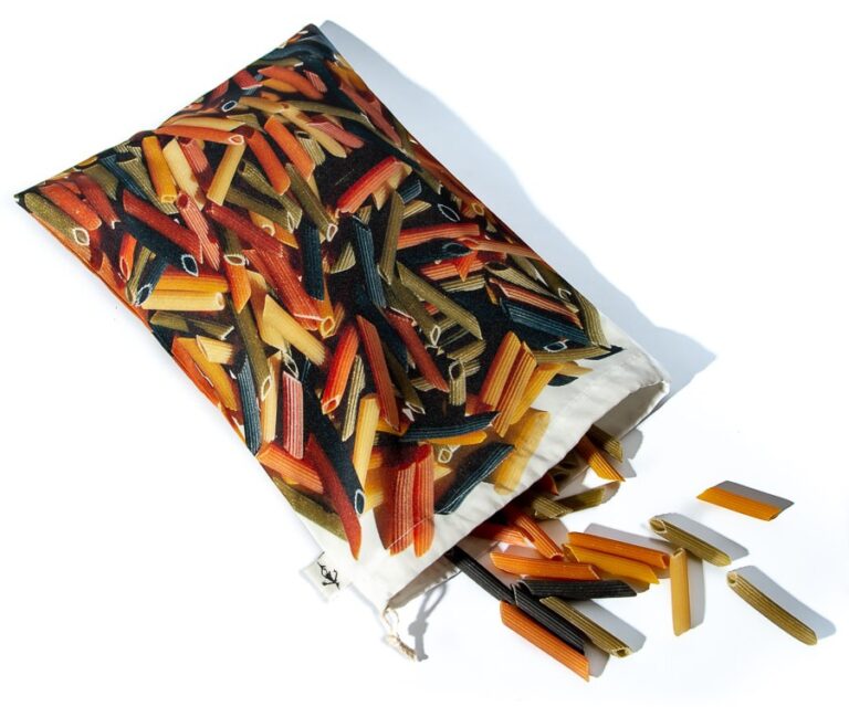 Maron Bouillie - Sac réutilisable pour le vrac - sac Pâtes Pennes - Maron Bouillie