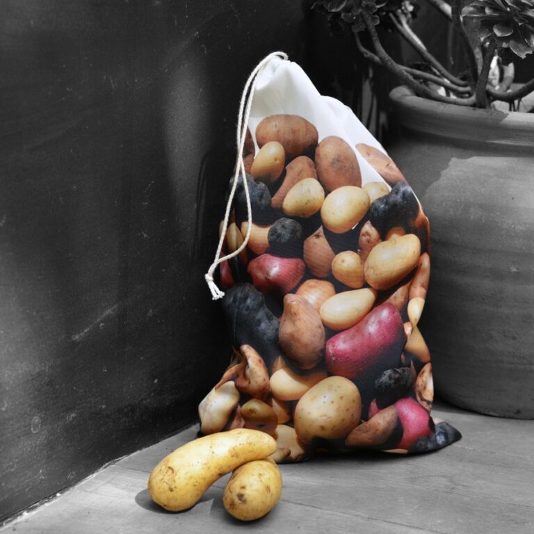 Maron Bouillie - Sac à vrac Pommes de terre réutilisable - Maron Bouillie