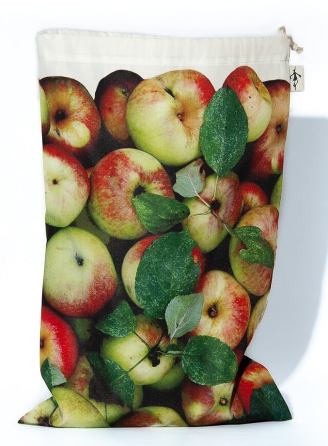 Maron Bouillie - Sac réutilisable pour le vrac - sac à vrac Pommes