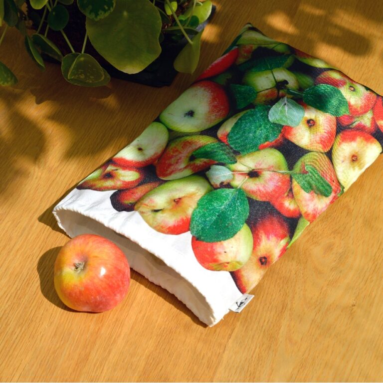 Maron Bouillie - Sac réutilisable pour le vrac - sac à vrac Pommes