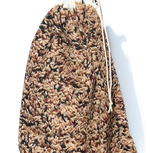 Maron Bouillie - Sac à vrac réutilisable Riz - Maron Bouillie