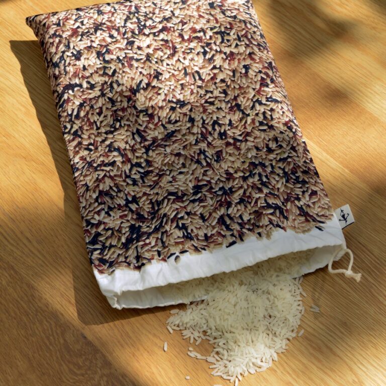 Maron Bouillie - Sac à vrac réutilisable Riz - Maron Bouillie