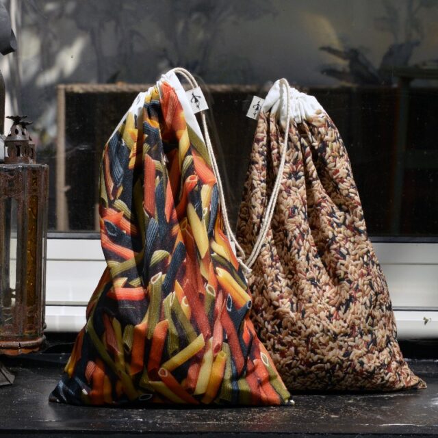 Maron Bouillie - Sac à vrac réutilisable Riz - Maron Bouillie