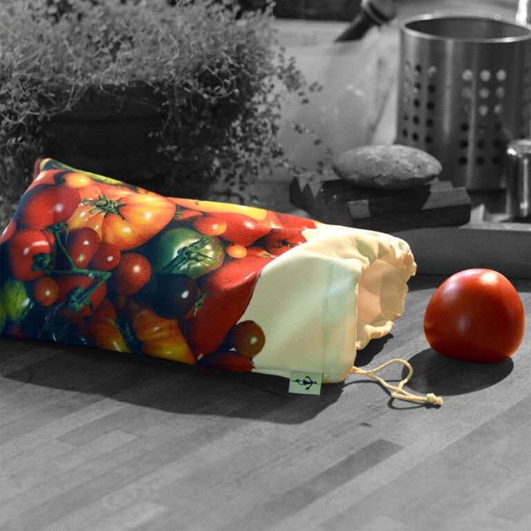 Maron Bouillie - Sac réutilisable pour le vrac - sac Tomates - Maron Bouillie