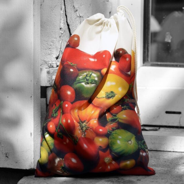 Maron Bouillie - Sac réutilisable pour le vrac - sac Tomates - Maron Bouillie