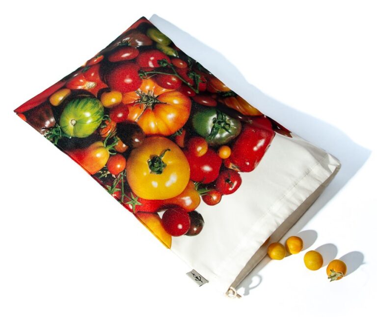 Maron Bouillie - Sac réutilisable pour le vrac - sac Tomates - Maron Bouillie