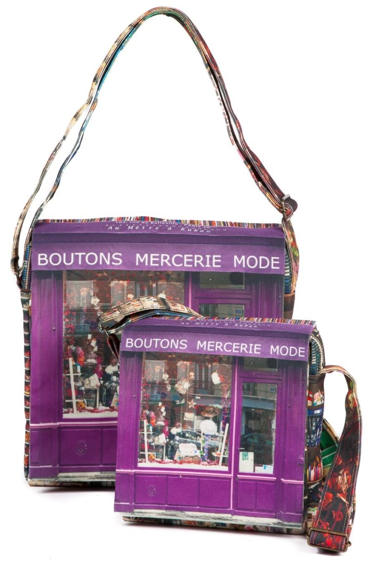 Maron Bouillie - Sacoche Mercerie Au mètre à ruban - Paris rétro - Maron Bouillie