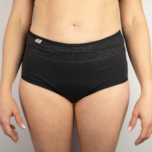 Comme Avant - Shorty Menstruel 100% Coton Bio - Absorbant & Confortable - Fabriqué en France