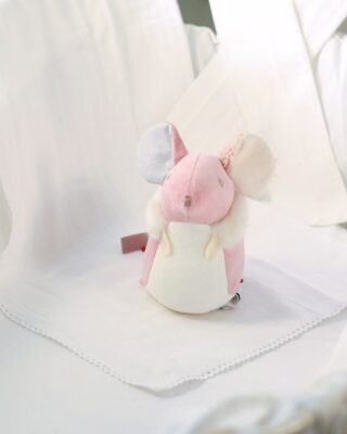 Pamplemousse Peluches - Souris d’éveil Rose