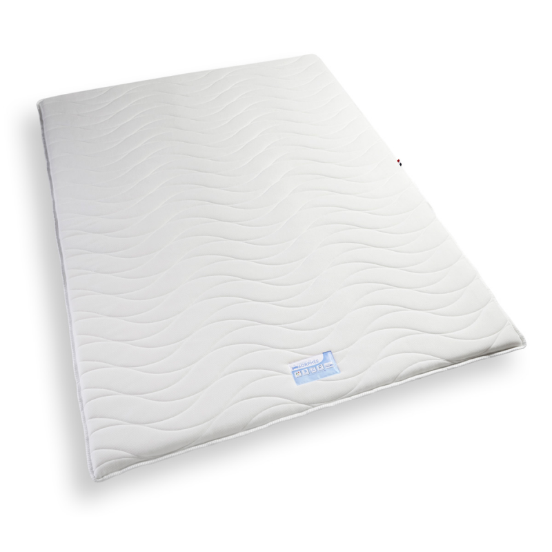 surmatelas mousse 160x200 1 Atelier Morphée - Surmatelas en mousse haute résilience adulte