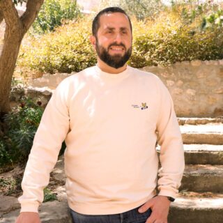 Comme Avant - Sweat Homme Association ASPAS en Coton Bio Écru