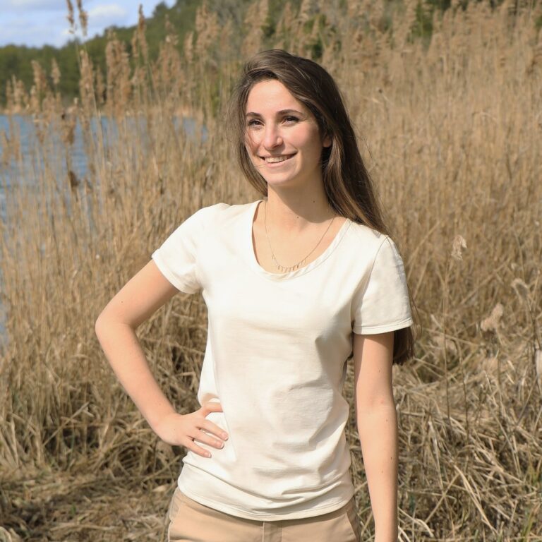 Comme Avant - T-shirt Coton Bio Femme - Éthique & Naturel - Fabriqué en France Écru