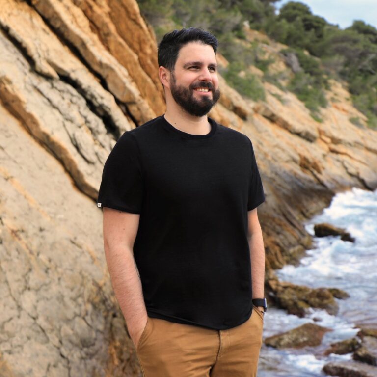 Comme Avant - T-Shirt en Lin Bio Homme - Éthique et Naturel - Fabriqué en France Blanc Blanc