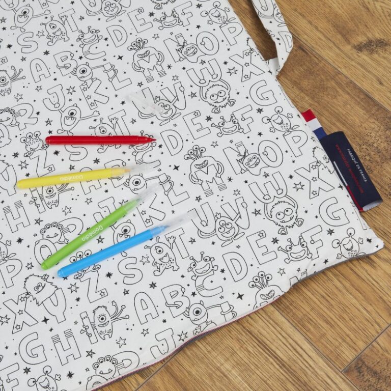 Atelier Morphée - Tapis de coloriage pour parc Alphabet