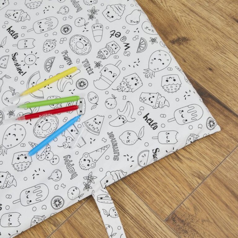 Atelier Morphée - Tapis de coloriage pour parc Kawaii