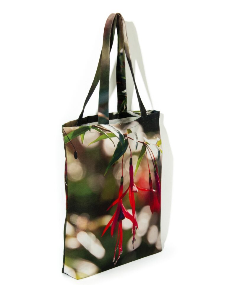 Maron Bouillie - Tote bag fleur Fuchsia royal - Maron Bouillie made in France