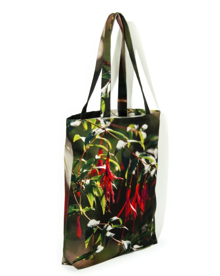 Maron Bouillie - Tote bag fleur Fuchsia royal - Maron Bouillie made in France