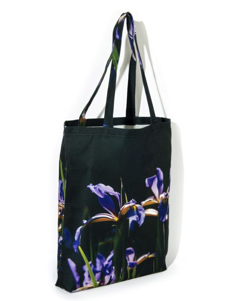 Maron Bouillie - Tote bag fleur Iris - Maron Bouillie - sac made in France écologique