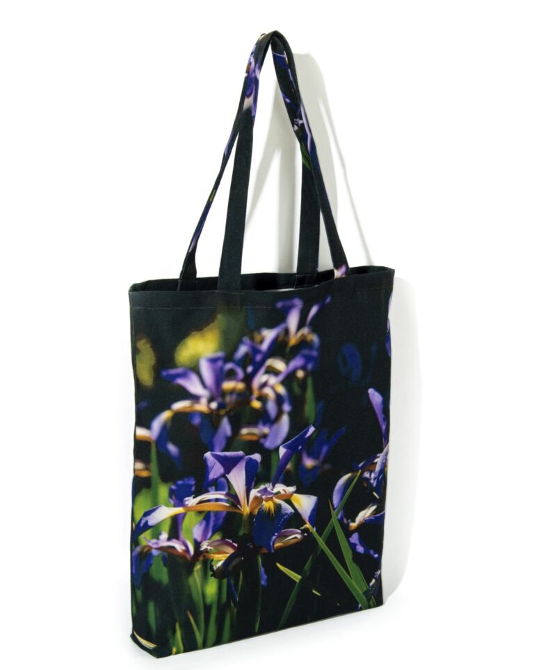 Maron Bouillie - Tote bag fleur Iris - Maron Bouillie - sac made in France écologique