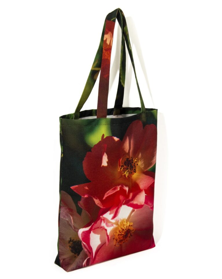 Maron Bouillie - Tote bag fleur Rose - Maron Bouillie - sac made in France écologique