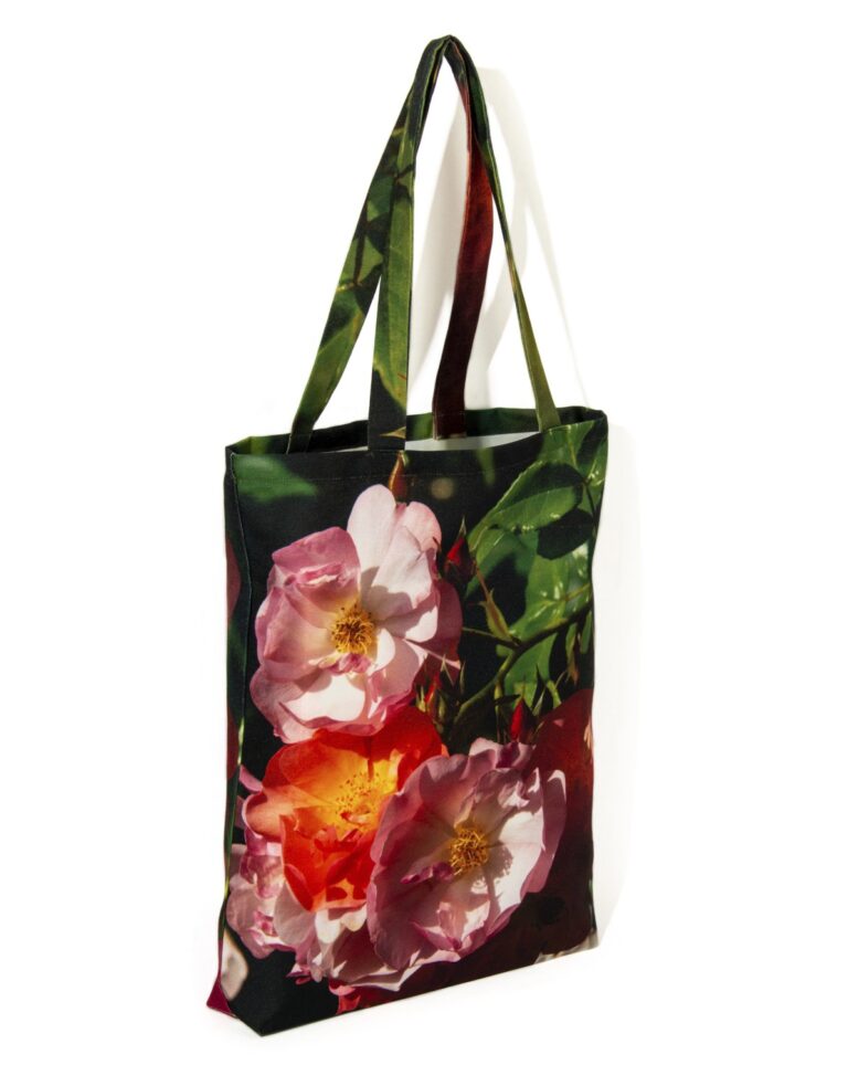 Maron Bouillie - Tote bag fleur Rose - Maron Bouillie - sac made in France écologique