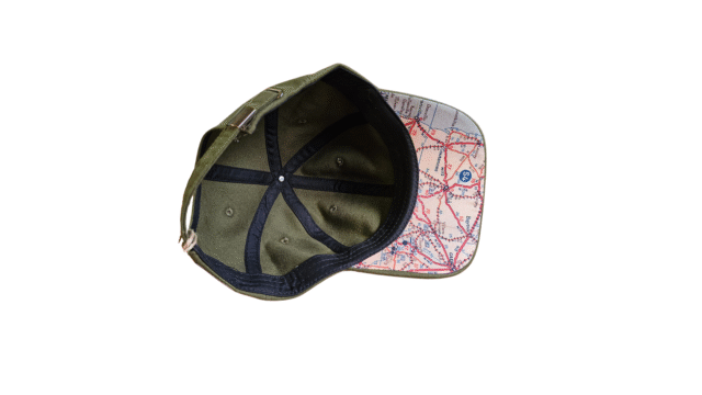 Kiplay Vintage - Casquette moleskine Kaki Grattée Bio