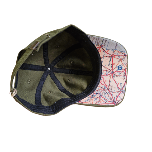 Kiplay Vintage - Casquette moleskine Kaki Grattée Bio