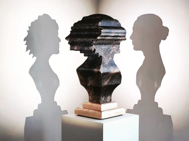 Sculpture "Les Inséparables" de l'artiste Morpho