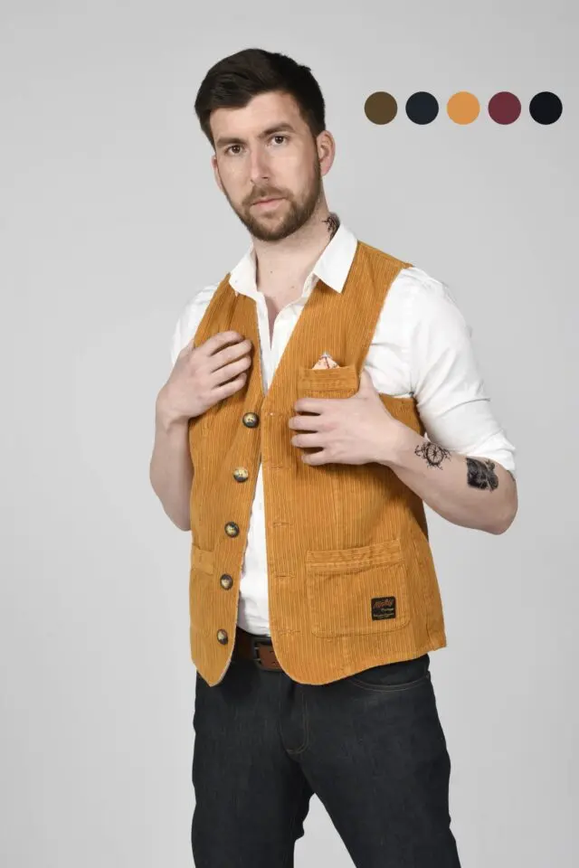 Kiplay Vintage - Gilet velours “Gaston”