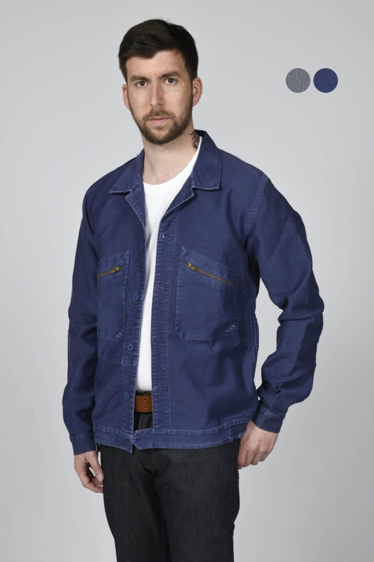 Kiplay Vintage - Blouson moleskine "Léon"