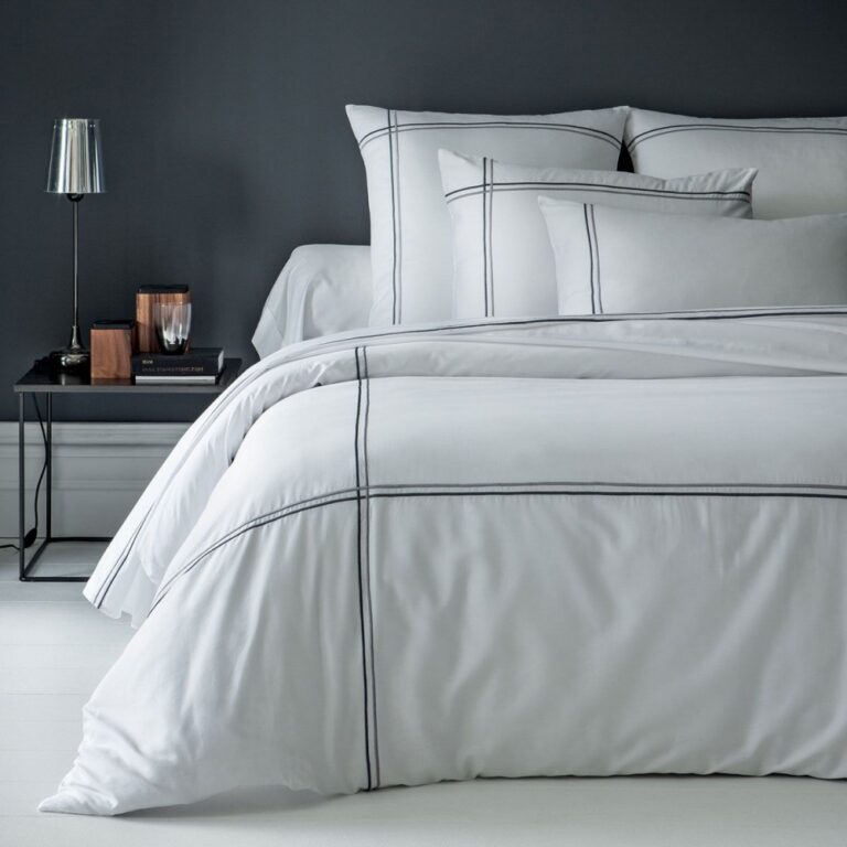 GARNIER THIEBAUT - 2 taies d'oreiller Palais Chic satin Garnier Thiebaut - 2 tailles